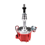 JDMSPEED For SBF Ford 351W Windsor Red Cap Drop In One Wire HEI Distributor w/ 65kv Coil