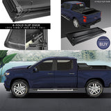 JDMSPEED 6ft 4-Fold Soft Truck Bed Tonneau Cover For 2016-2020 Toyota Tacoma