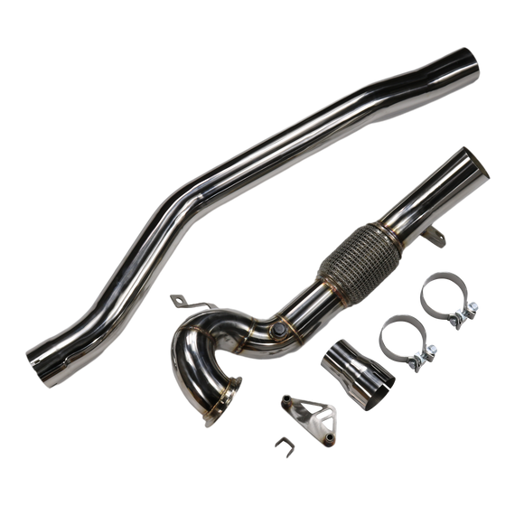 JDMSPEED TURBO CATLESS DOWNPIPE FOR VW Golf R MK7 AUDI S3 A3/TT Quattro 2.0T 2015+