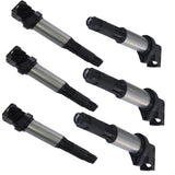 JDMSPEED New Set of 6 Ignition Coils For 2001-2010 BMW X3 X5 M3 Z3 L6 C1404 UF515 UF522