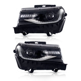 JDMSPEED A set Front LED Projector Headlights Pair Fits Chevrolet Chevy Camaro 2014 /2015