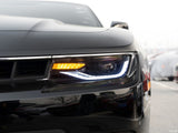 JDMSPEED A set Front LED Projector Headlights Pair Fits Chevrolet Chevy Camaro 2014 /2015