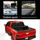 JDMSPEED Tri-Fold Hard Tonneau Cover For 2005-2021 Nissan Frontier 5ft Short Bed On Top