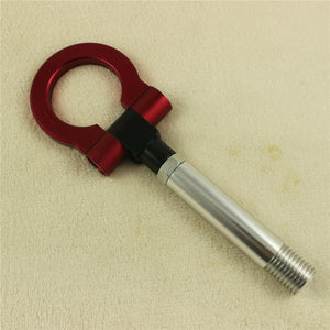 JDMSPEED RED FOLDING SCREW ON TYPE ALUMINUM FRONT REAR TOW HOOK FITS NISSAN 370Z 350Z