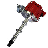JDMSPEED For BBC SBC 350 305 454 V8's HEI Distributor & 10.5 MM Red 90 Spark Plug Wires