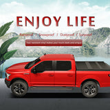 JDMSPEED Tri-Fold Hard Tonneau Cover For 2005-2021 Nissan Frontier 5ft Short Bed On Top