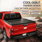JDMSPEED Tri-Fold Hard Tonneau Cover For 2005-2021 Nissan Frontier 5ft Short Bed On Top
