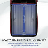 JDMSPEED 6.5ft Soft Roll-up Truck Bed Tonneau Cover For 2019-2022 Silverado Sierra 1500